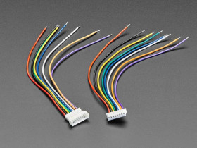 Adafruit 1.25mm Pitch 8-pin Cable Matching Pair - 10 cm long