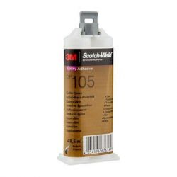 3M DP105 Scotch-Weld Dwuskładnikowy klej strukturalny epoksydowy bardzo przezroczysty - 48,5 ml