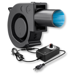 Wentylator Turbinowy Dmuchawa z Regulacją Obrotów 12V 230V 97x33 Chłodzenie