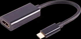 BS14-05060 Adapter, USB-C &gt; HDMI, 8K at 60 Hz, 0.1 m