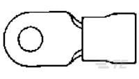 Zacisk oczkowy Ø 1/4 TE Connectivity