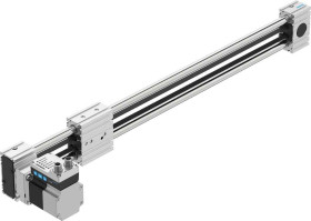 Siłownik liniowy elektryczny długość skoku 600mm obciążenie 50N Festo Napięcie wejściowe 24V dc Mikrosiłownik liniowy