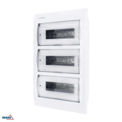 Rozdzielnica podtynkowa Schelinger IP40 zaciski 36N+36PE 3x12P A80-RDP-IP40-NPE-36P