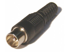 Wtyk antenowy męski plastykowy