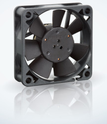 DC axial fan, 24 V, 50 x 50 x 15 mm, 20 m³/h, 30 dB, sintec slide bearing, ebm-papst 514 F/2