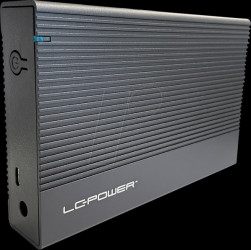 LC-35U3-C External 3.5" SATA HDD enclosure, aluminium, USB 3.1