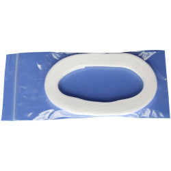 TruComponents 656336 Hook-and-loop tape 5000mm x 10mm White 5m