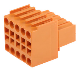 Wtykowy blok zaciskowy 10 -pinowe raster 3.5mm 2 -rzędowe Montaż na kablu Żeński Weidmüller