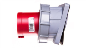 Wtyczka Tablicowa Skośna 63A 5P 400V Czerwona Ip67 Power Twist 735-6