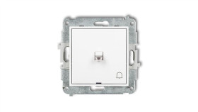Mini Mechanizm Łącznika Zwierny Dzwonek W Stylu Amerykańskim Biały Mat 25Mwpus-4
