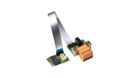 Karta szeregowa, 5-stykowy COMBICON, l. portów: 1, magistrala: PCI Express M.2