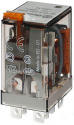 Relay, 2 Form C (NO/NC), 230 V (AC), 17 kΩ, 12 A, 400 V (AC), monostable, 56.32.8.230.0040