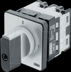 PR 12-1101 A4 E Q48PN Rotary switch, 3 kW, On/Off switch
