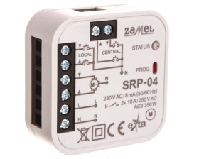 Sterownik rolet dopuszkowy przewodowy 10A 230V 350W SRP-04