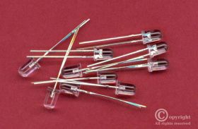 5mm ZIELONA PRZEŹROCZYSTA 25000mcd DIODA LED (10 SZT.) LED05GCS (LED05GCS-25000)