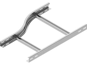 Redukcja drabinki RDLC600/500H45 N lewa grubość blachy 2,0mm 448160 BAKS