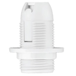 Oprawka E14 OTE14-01/0 termopl. z koł. biała