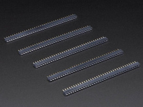 Adafruit 36-pin 0.1" Short Female Header - Pack of 5