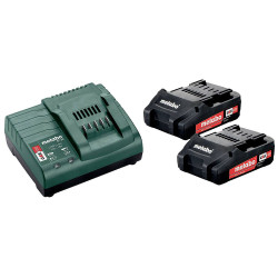 Metabo 685161000 Basic-Set Tool Battery 18V 2.0Ah Li-ion 1pc