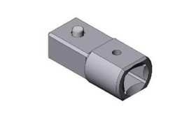 Akumulator litowo-jonowy, seria: DP-241, Kwadratowy, typ: Reduktor kwadratowy, rozmiar: 45 x 17 mm, wkładka: 9 x 12 mm,