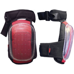 Leipold Doehle 2488 GELO Comfort Gel Knee Pad Red/Black, 1 Pair