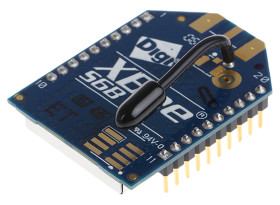 Moduł WiFi XB2B-WFWT-001, 802.11b/g/n, WEP, WPA2-PSK, WPA-PSK, SPI, UART, 3.14 to 3.46V, Digi International