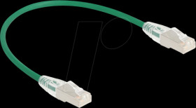 80363 Patch cable Cat.6a U/FTP Slim 0.3 m green