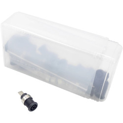 Schnepp 354 000057 Safety Jack Socket Black 24 piece(s)