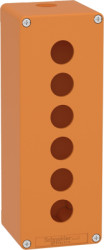 Enclosure, 80 x 220 x 77 mm, orange, for M25 cable entry, XAPO4506