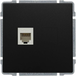 KOS 66 Gniazdo telefoniczne pojedyncze z etykietą bez ramki RJ11 660963