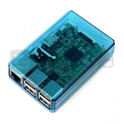 Obudowa Raspberry Pi Model 3B+/3B/2B - niebieska