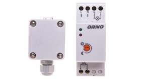 Czujnik Zmierzchowy Na Szynę Din Z Zewnętrzną Sondą W Puszce 3000W 2-100Lx...