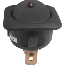 TruComponents 783037 Toggle Switch, Panel Mount, 1xOff/On, Non-Illuminated