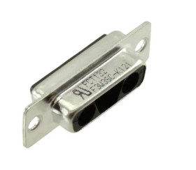 Złącze D-Sub 3-pinowe Żeński Proste Montaż na panelu raster 6.86mm