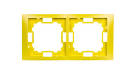Simon Basic Neos Ramka Podwójna Limonkowy Bmrc2/036