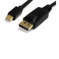 StarTech MDP2DPMM10 3m Mini DisplayPort to DisplayPort 1.2 Cable M/M Black