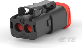 Złącze samochodowe 2-pinowe Deutsch -rzędowe Męski 13A DEUTSCH DT Obudowa złącza samochodowego