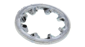 Podkładka zabezpieczająca do śruby M6, zębata wew 6.40mm Stalowe zew 11.0mm