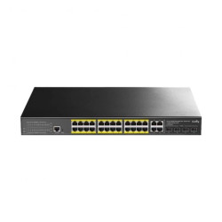 CUDY GS2028PS4-400W przełącznik sieciowy, 24-portowy, Gigabit, PoE+, 400W, zarządzalny
