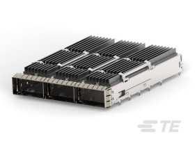 TE Connectivity Wtykowe złącze we/wy,seria: QSFP-DD, QSFPtyp: Dopasowanie po wciśnięciu,l. portów: 3, 1-pinowe 2342886-1