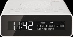 0001/4981 DAB+/FM radio alarm clock, white