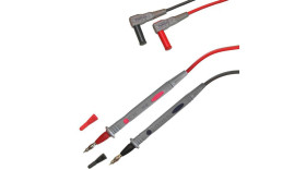 Przewód kontrolny do multimetrów długość przewodu 120cm PeakTech Przewody pomiarowe Wtyk kątowy Przewód pomiarowy