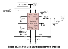 4A, 4MHz, Monolithic Synchronous Step-Down Regulator with Tracking