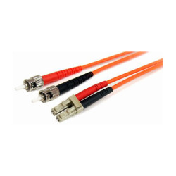 StarTech FIBLCST1 1m Multimode 62.5/125 Duplex Fibre Patch Cable LC - ST