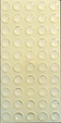 Transparent self-adhesive rubber bumper pads, 100 pieces, Ø 8 mm