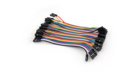 Przewody F-M, 10 cm, 40 szt