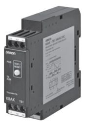 K8AK-TS1 100-240VAC Przekaźnik do ochrony termistorowej, reset ręczny lub automatyczny, wyjście przekaźnikowe SPDT NC, zasilanie