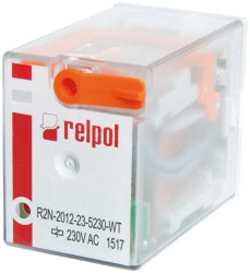 Przekaźnik przemysłowy 2P 230V AC AgNi R2N-2012-23-5230-WT A00053