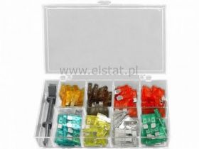 Zestaw - bezp. płaski sam. UNI 3-30A + uchw.100szt
