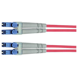 Telegärtner 100011283 Fibreglass FO Cable 1m Turquoise LC-LC Multimode OM3
